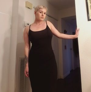 Black cocktail dress